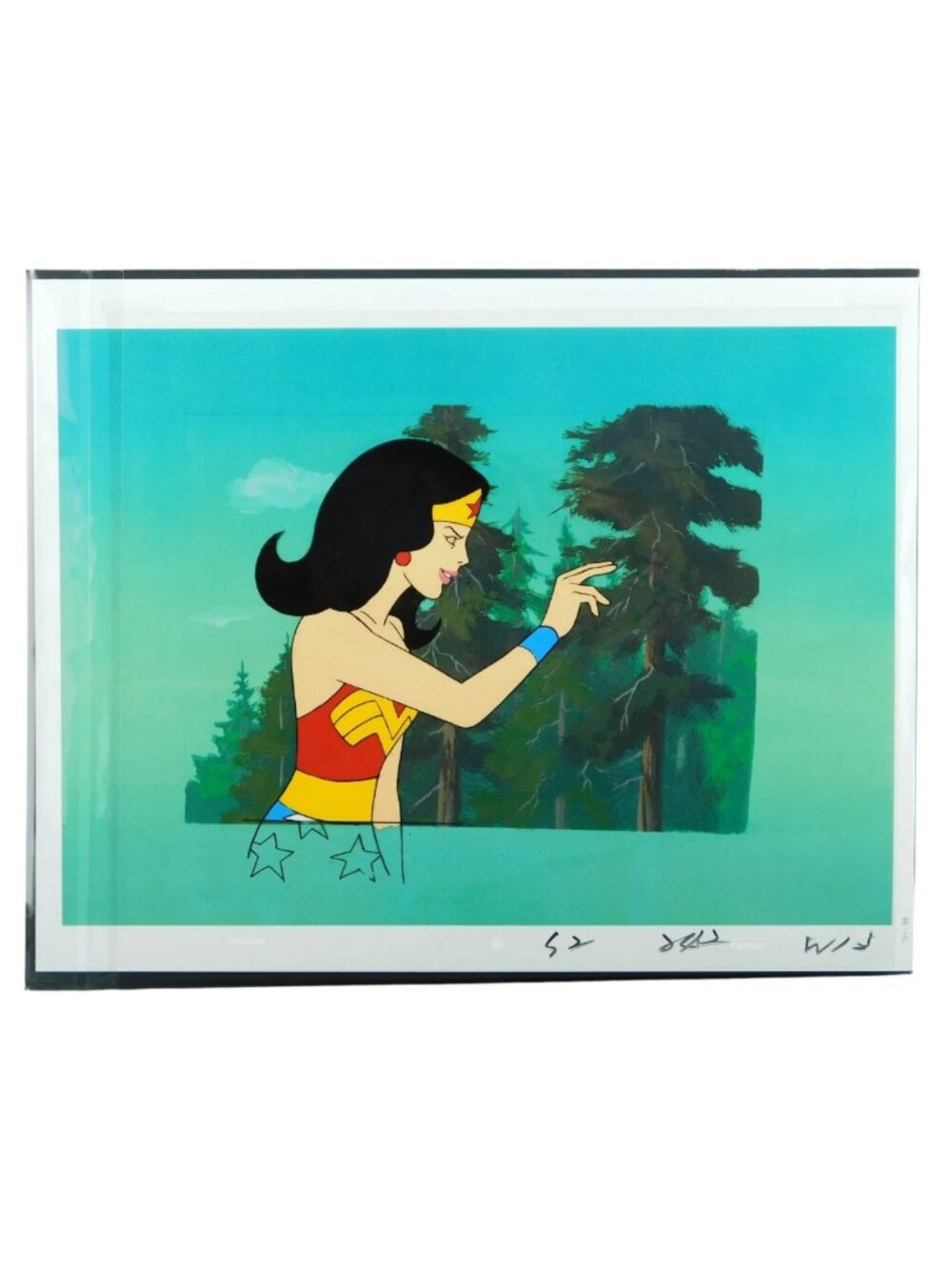Wonder Woman Animation Production Cel from Hanna-Barbera #W13